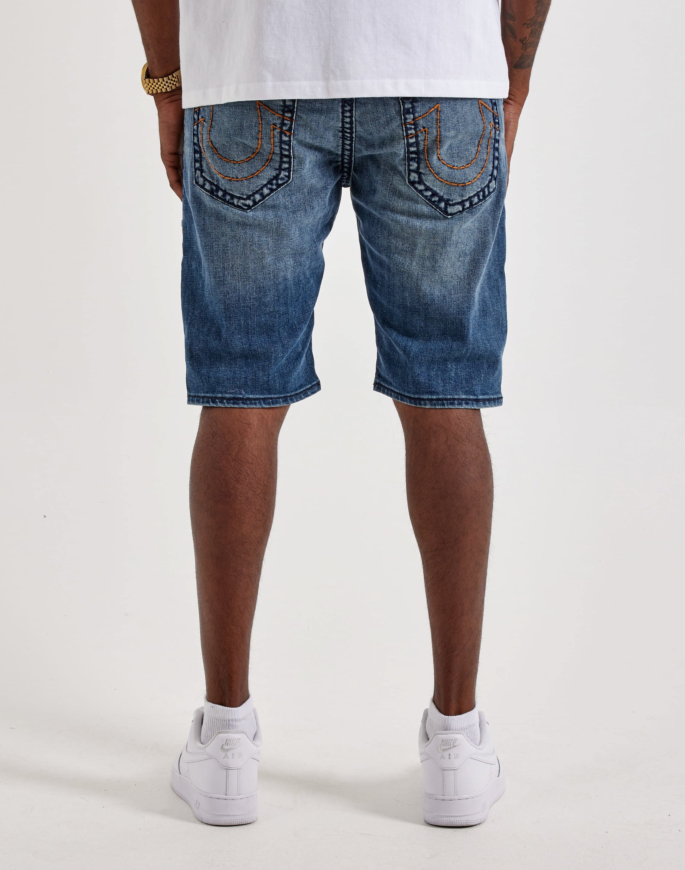 True Religion Rocco Super T Denim Shorts