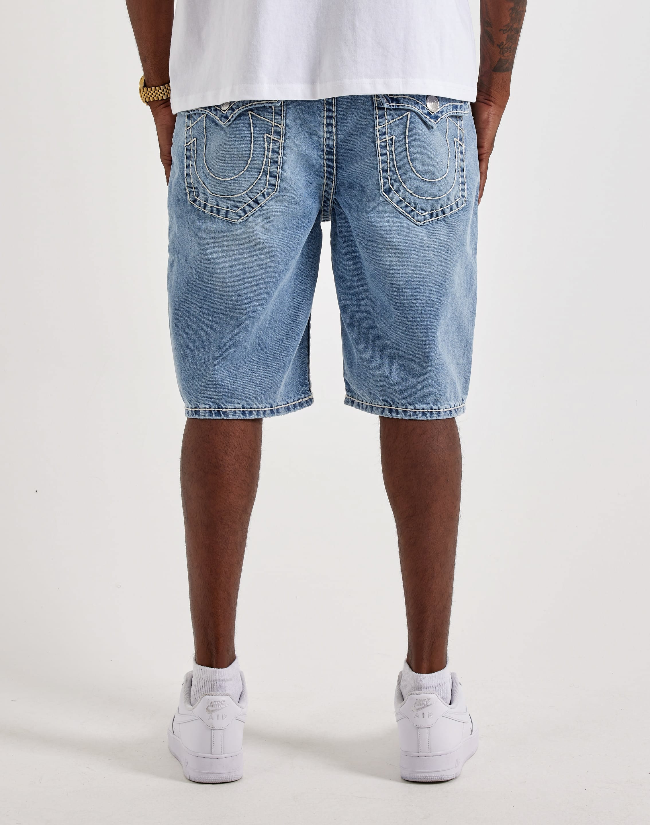 True Religion Bobby Super T Denim Shorts