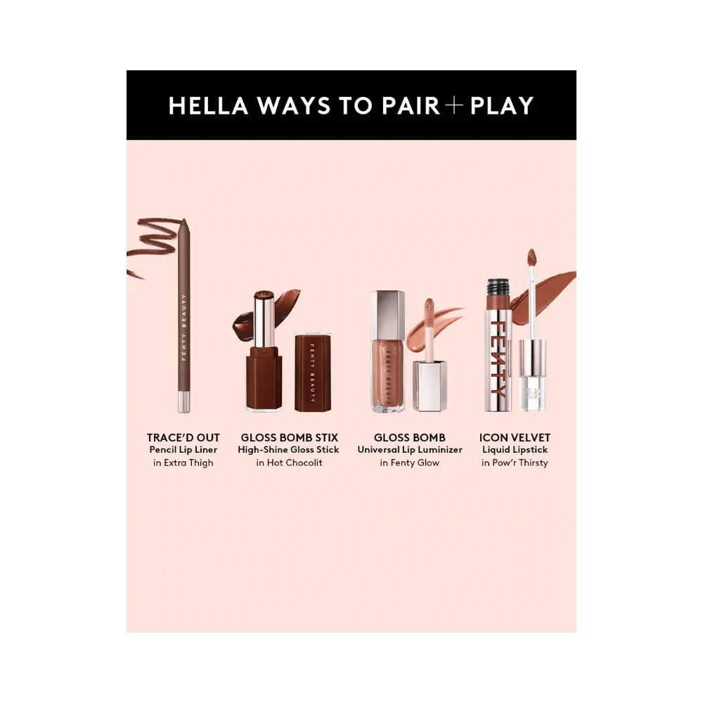 Fenty Trace'd Out Longwear Waterproof Pencil Lip Liner Extra Thigh