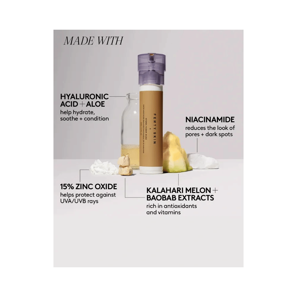 Fenty Hydra Vizor Huez SPF 30 Refillable Tinted Moisturizer Set ( 4 - Medium )