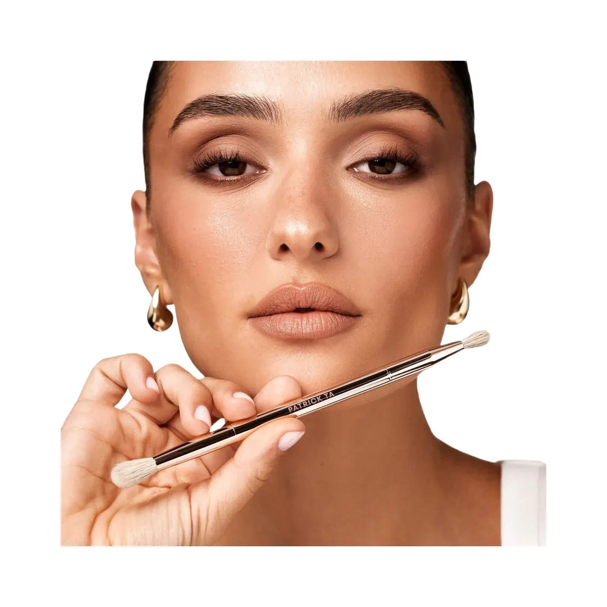 PATRICK TA Dual Ended Eyeshadow Brush