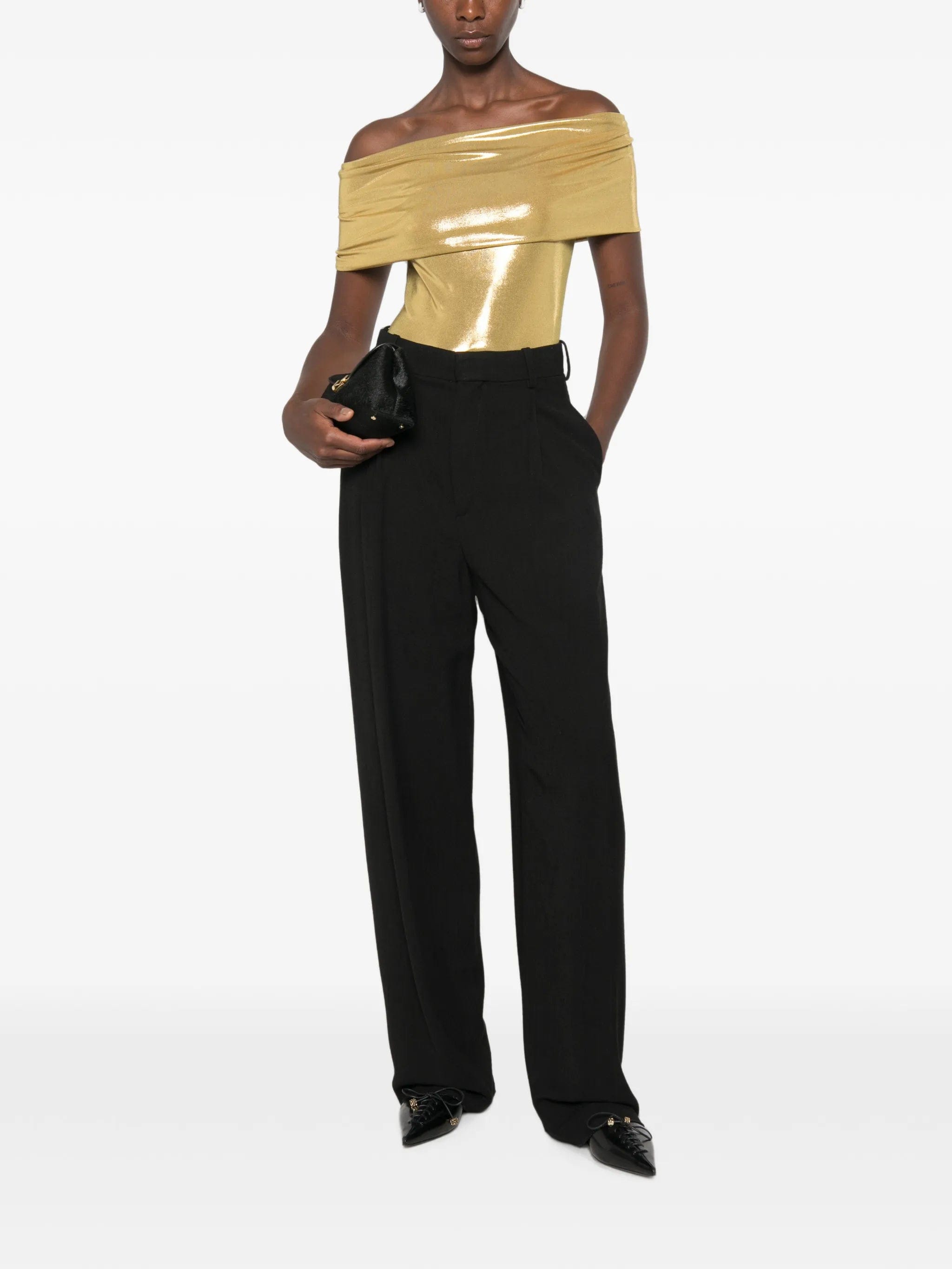 Norma Kamali off - shoulder bodysuit