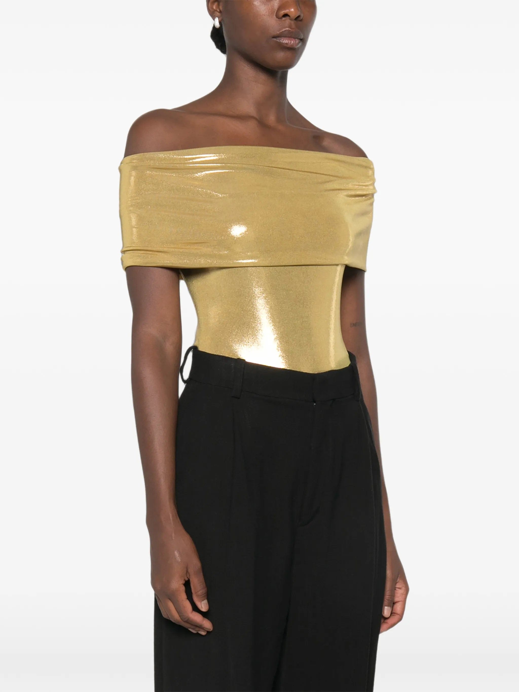 Norma Kamali off - shoulder bodysuit