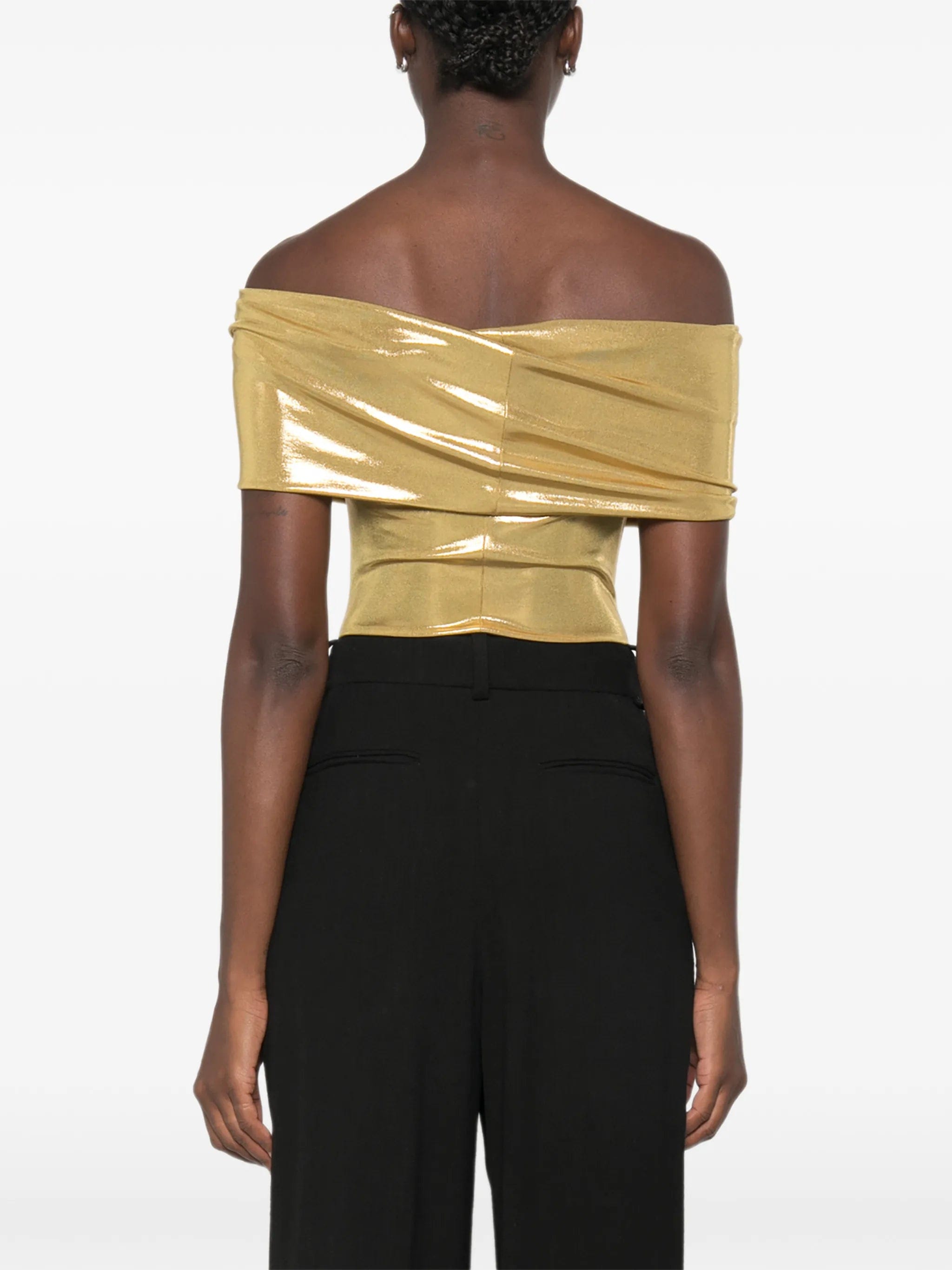 Norma Kamali off - shoulder bodysuit