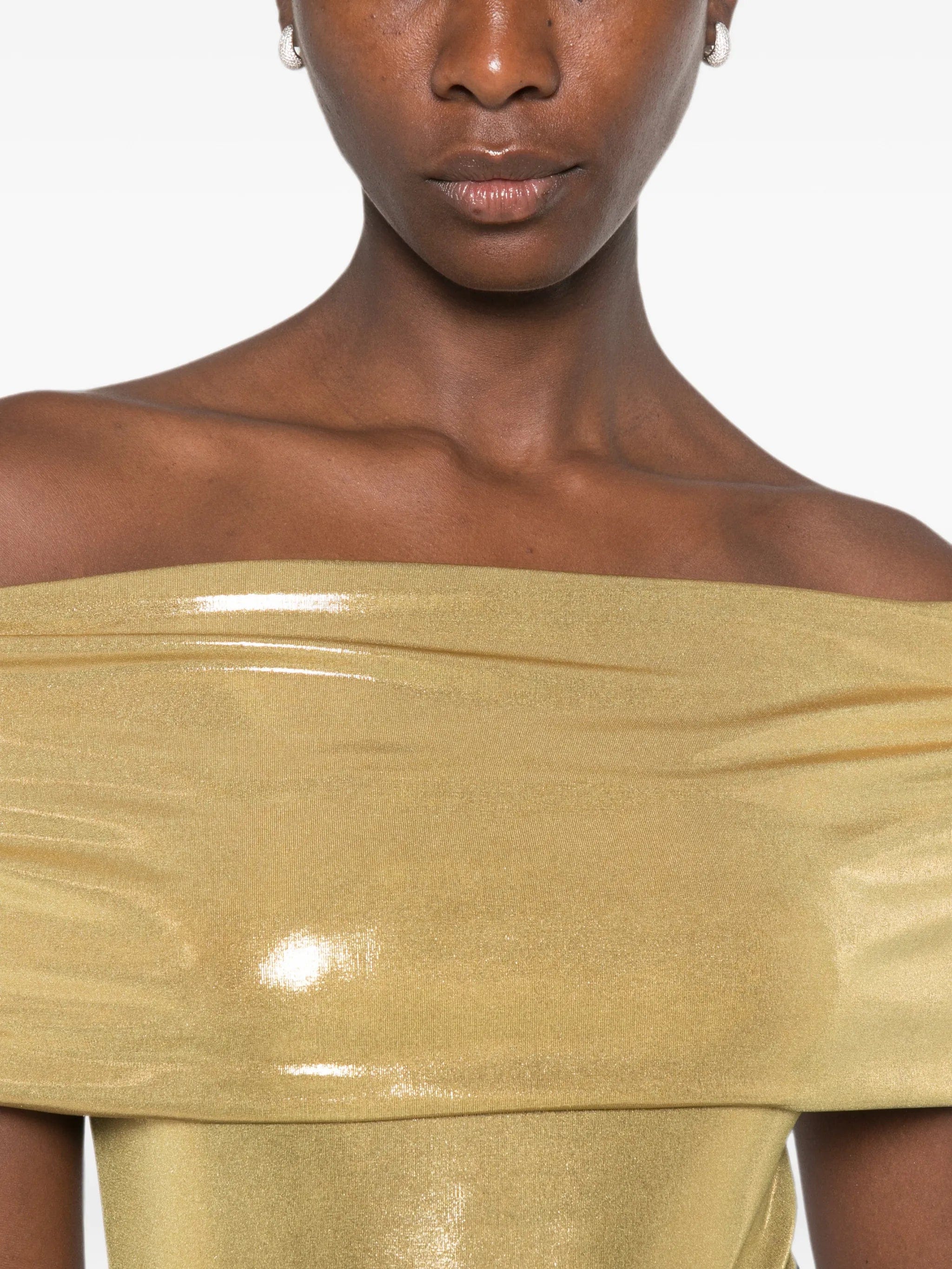 Norma Kamali off - shoulder bodysuit