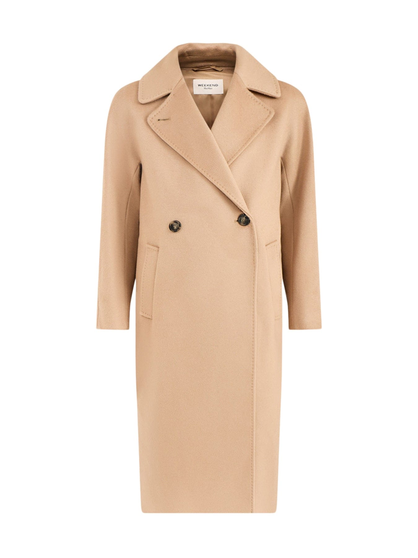 Weekend Max Mara Resina Wool Coat Brown