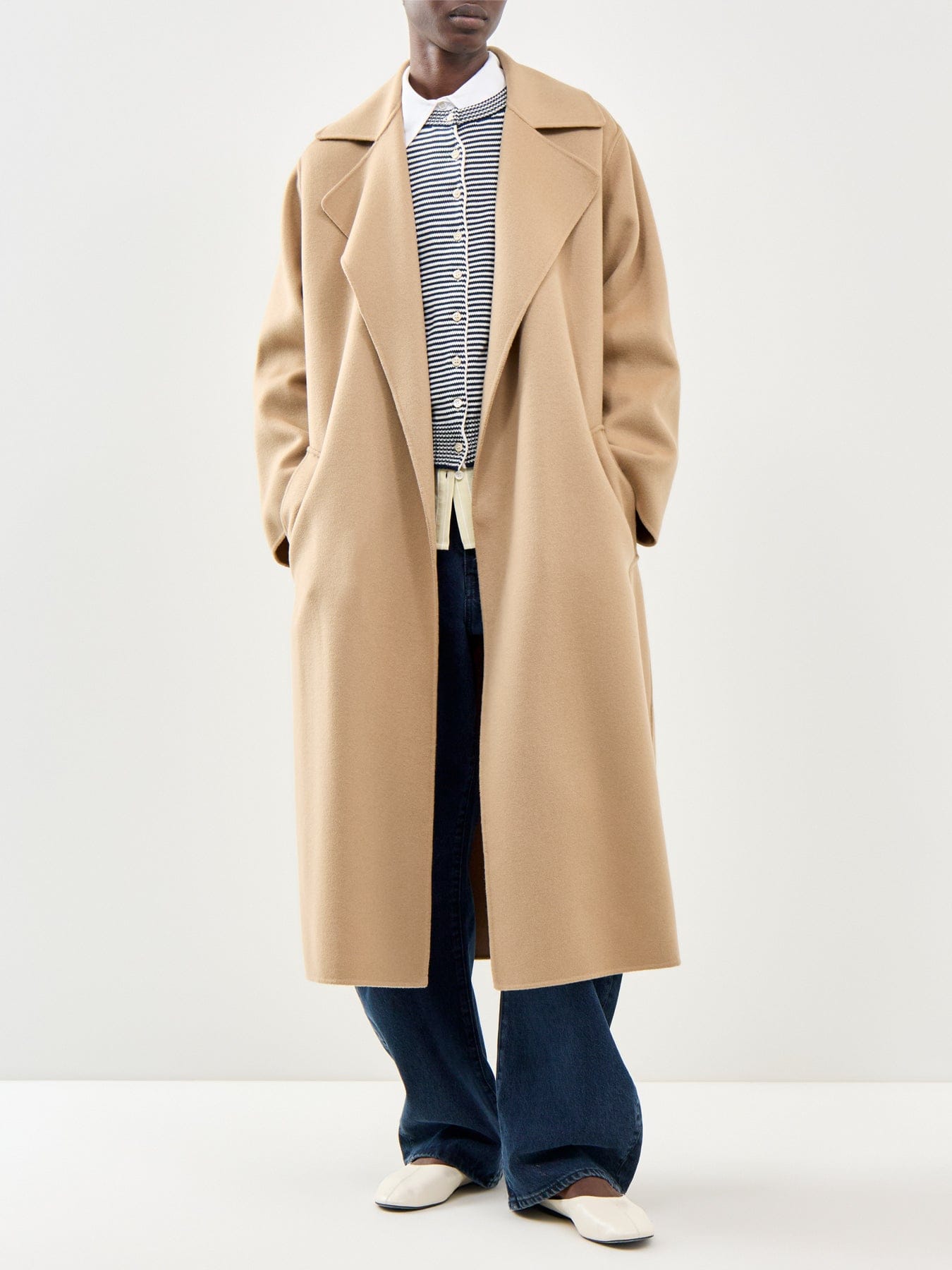 Weekend Max Mara Operoso Wool Coat Beige