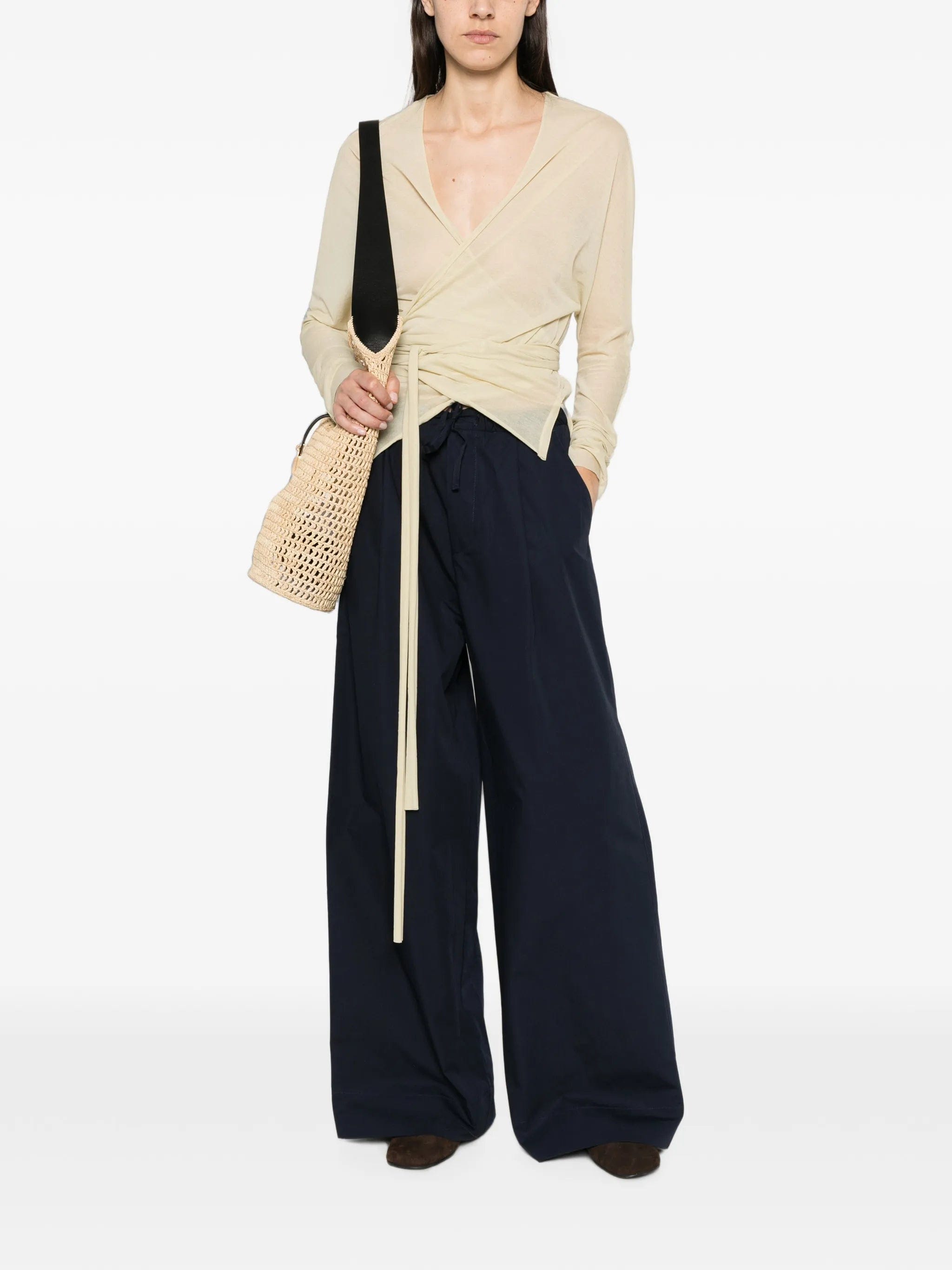 Soeur Luth wrap - style blouse