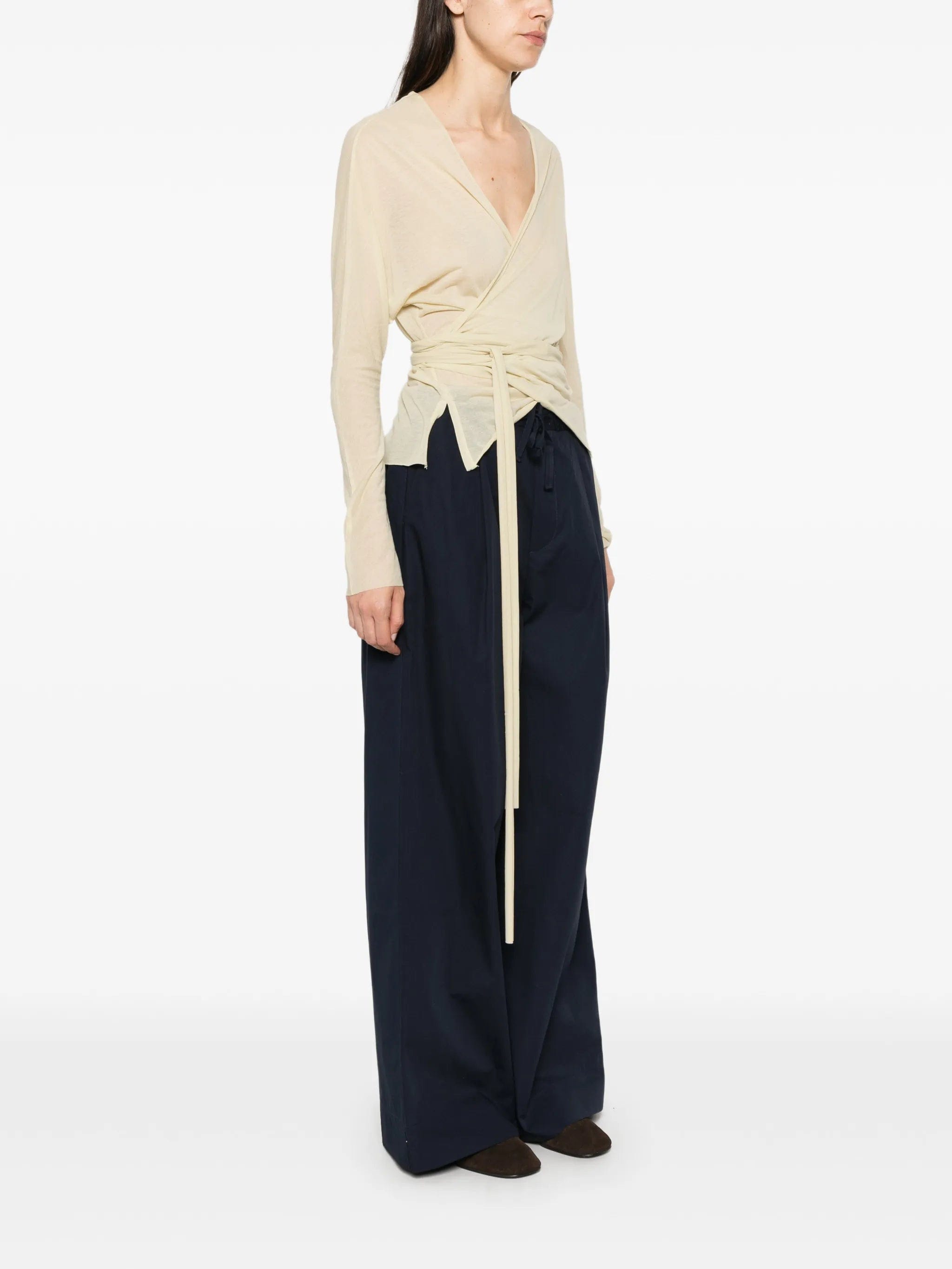 Soeur Luth wrap - style blouse