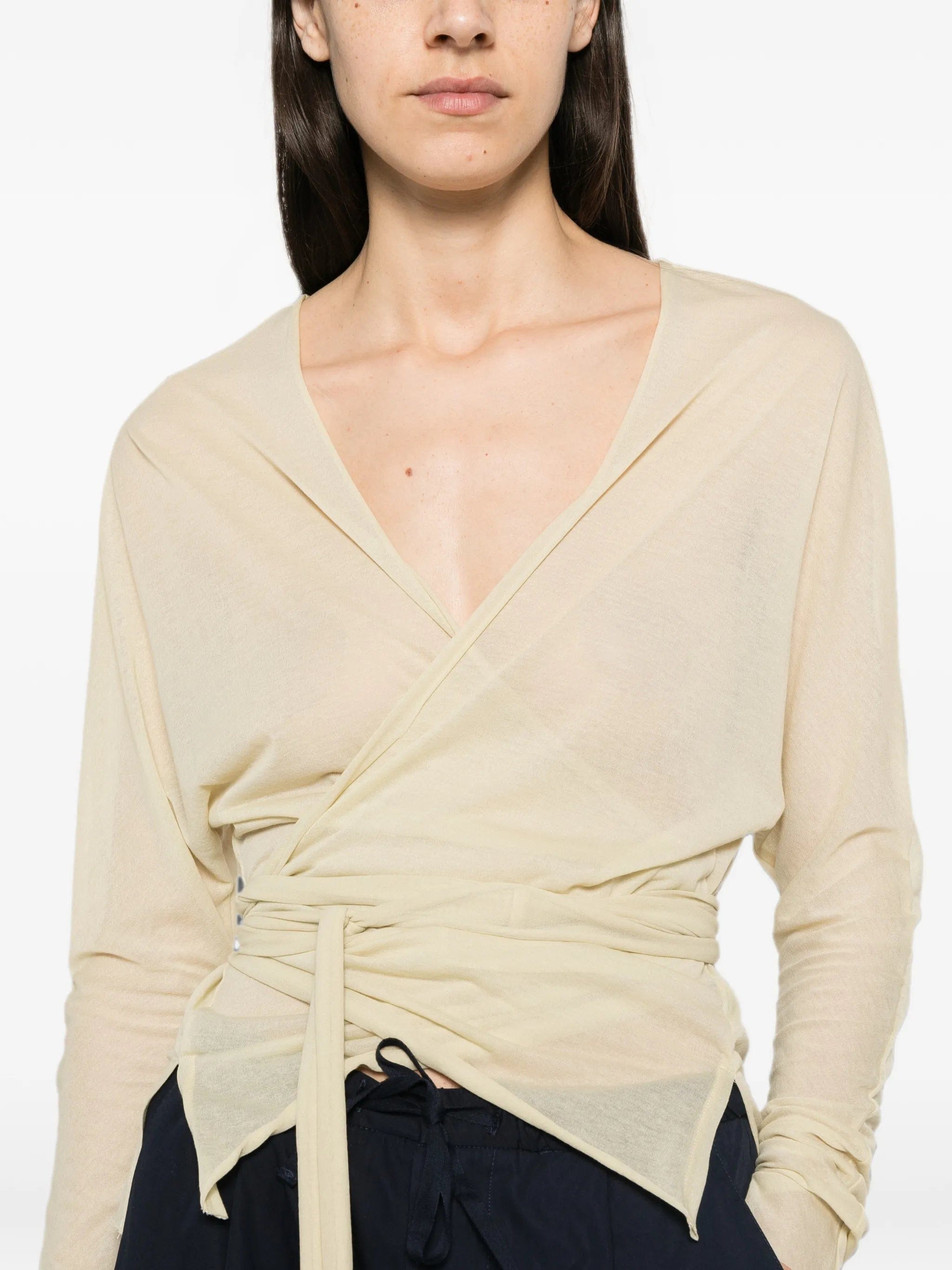 Soeur Luth wrap - style blouse