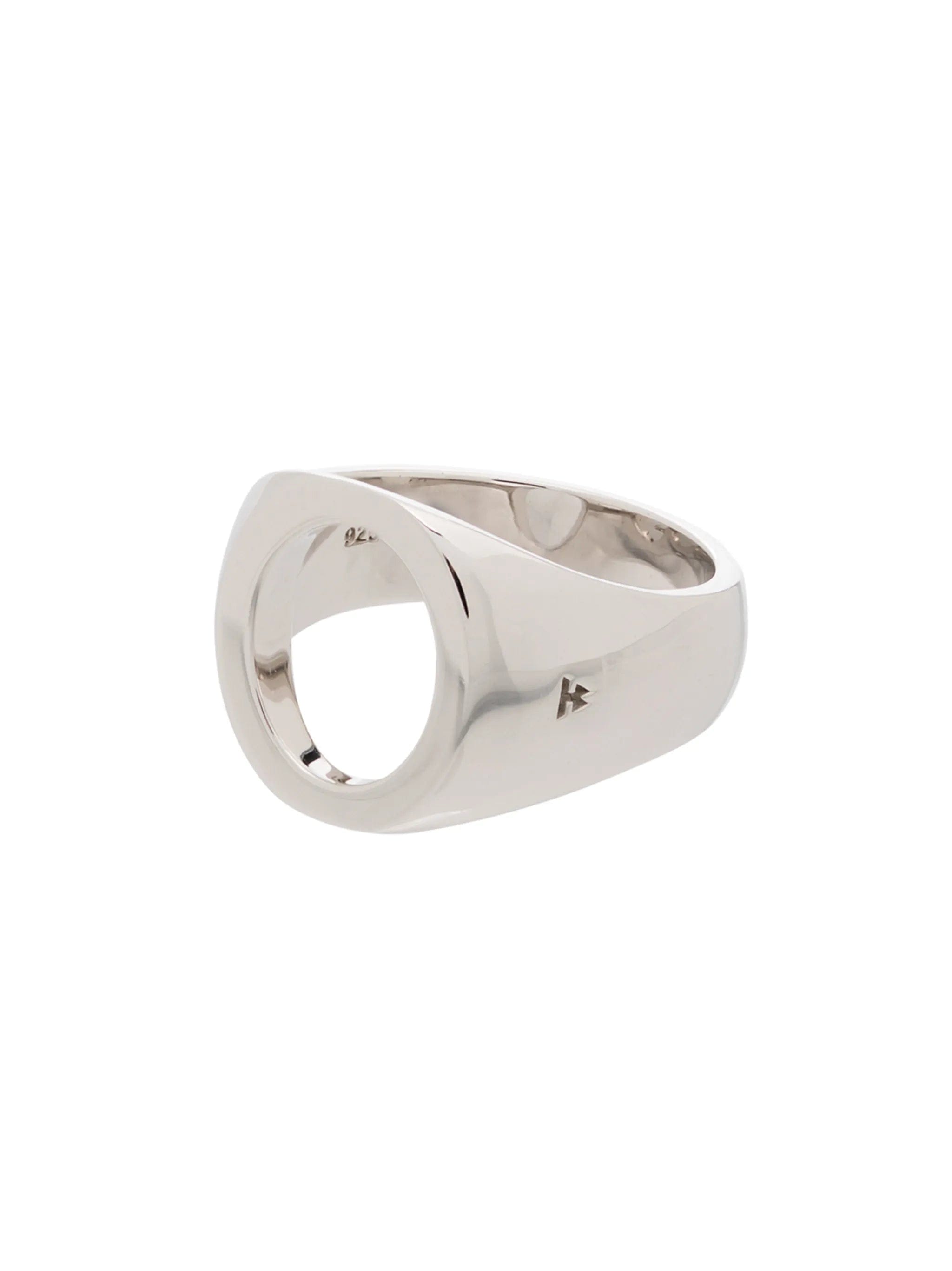 Tom Wood sterling silver oval open ring