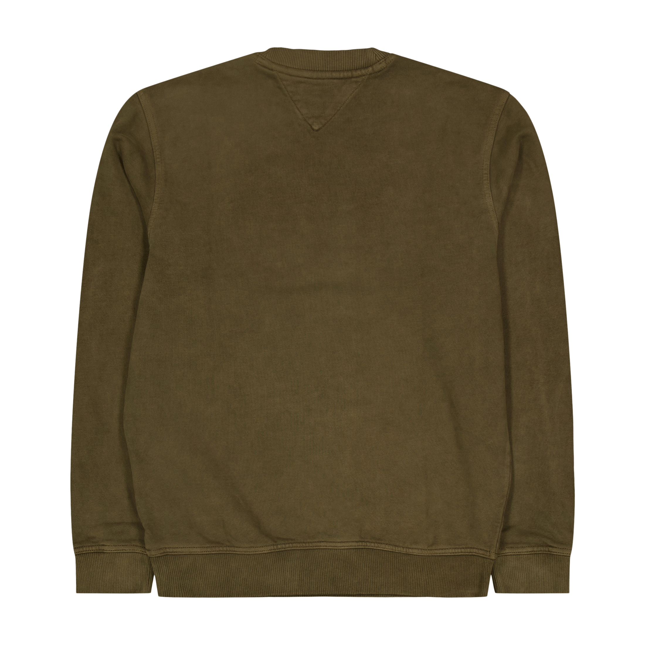 Tommy Jeans Tjm Reg Tonal Badge Cneck Drab Olive Green