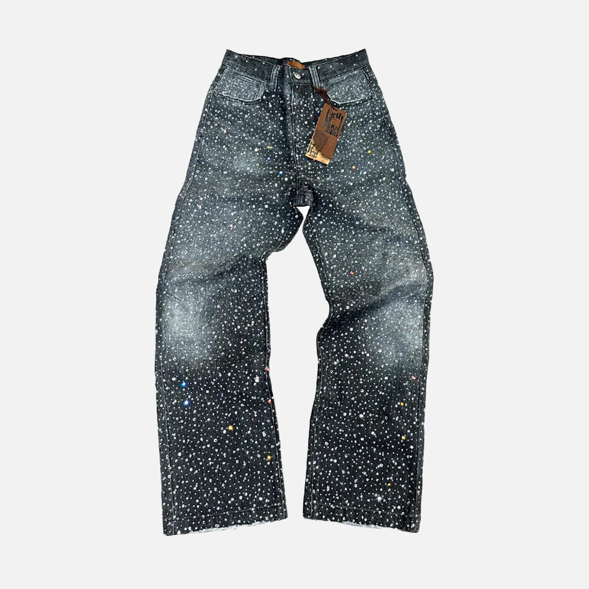 BIRTH of ROYAL CHILD 20K SWAROVSKI DIAMOND BORO DENIM - BLACK