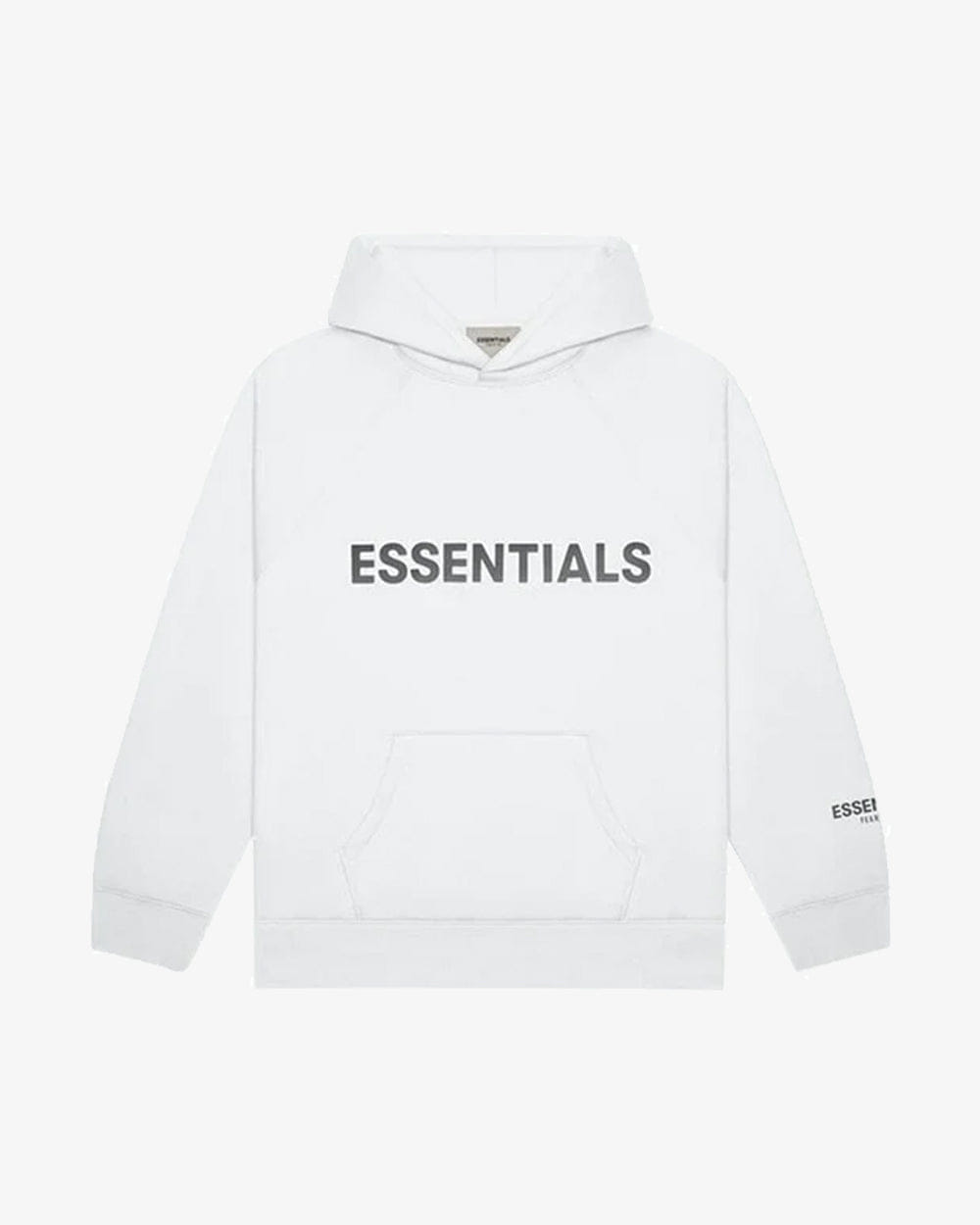 FOG ESSENTIALS SS20 SILICON APPLIQUE HOODIE WHITE