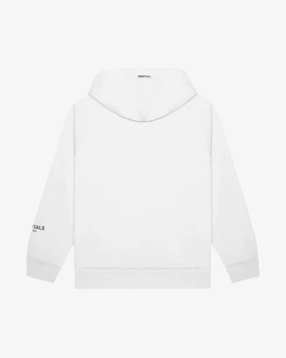 FOG ESSENTIALS SS20 SILICON APPLIQUE HOODIE WHITE