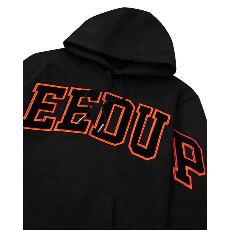 Geedup Team Logo Hoodie Black Orange