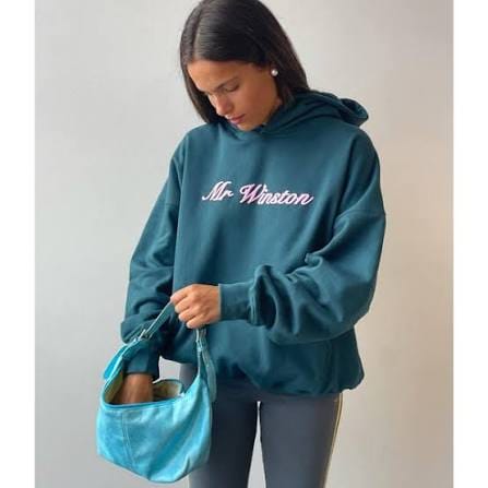 Mr Winston Hoodie Deep Green