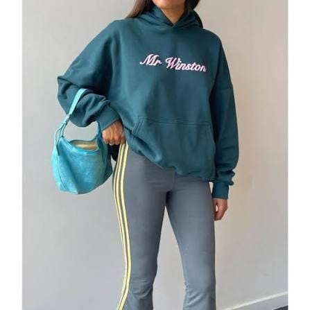 Mr Winston Hoodie Deep Green