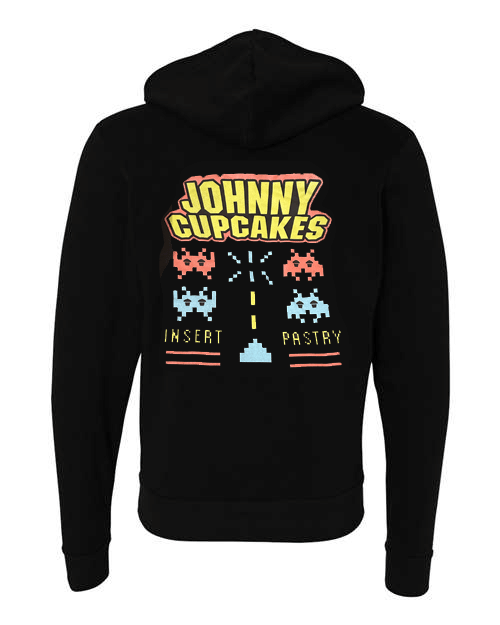 Space DCON22 Johnny Cupcakes Space Invaders Zip - up Hoodie
