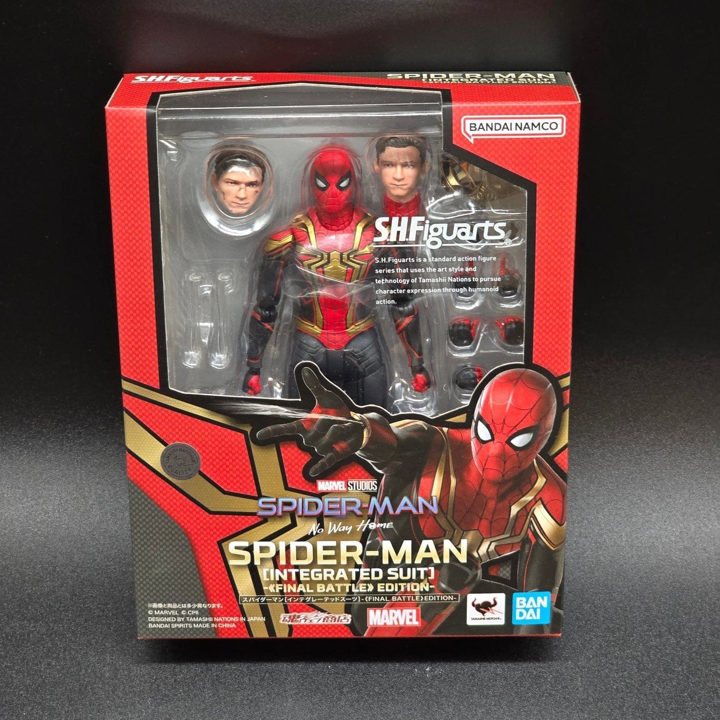 SHF Spider - Man (integrated suit) Spider - Man No Way Home Final Battle Edition S.H Figuarts