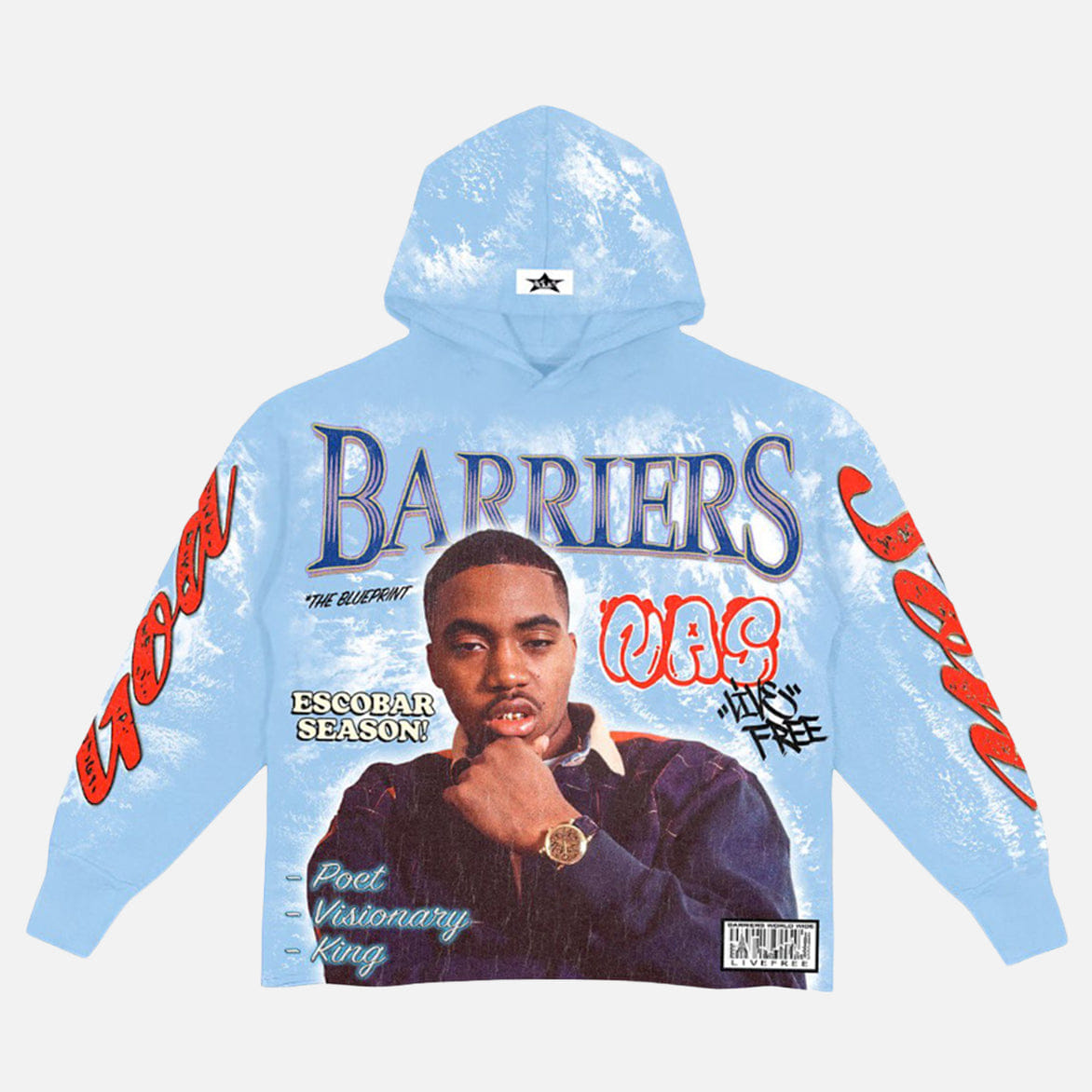 Barriers NAS HOODIE - BLUE