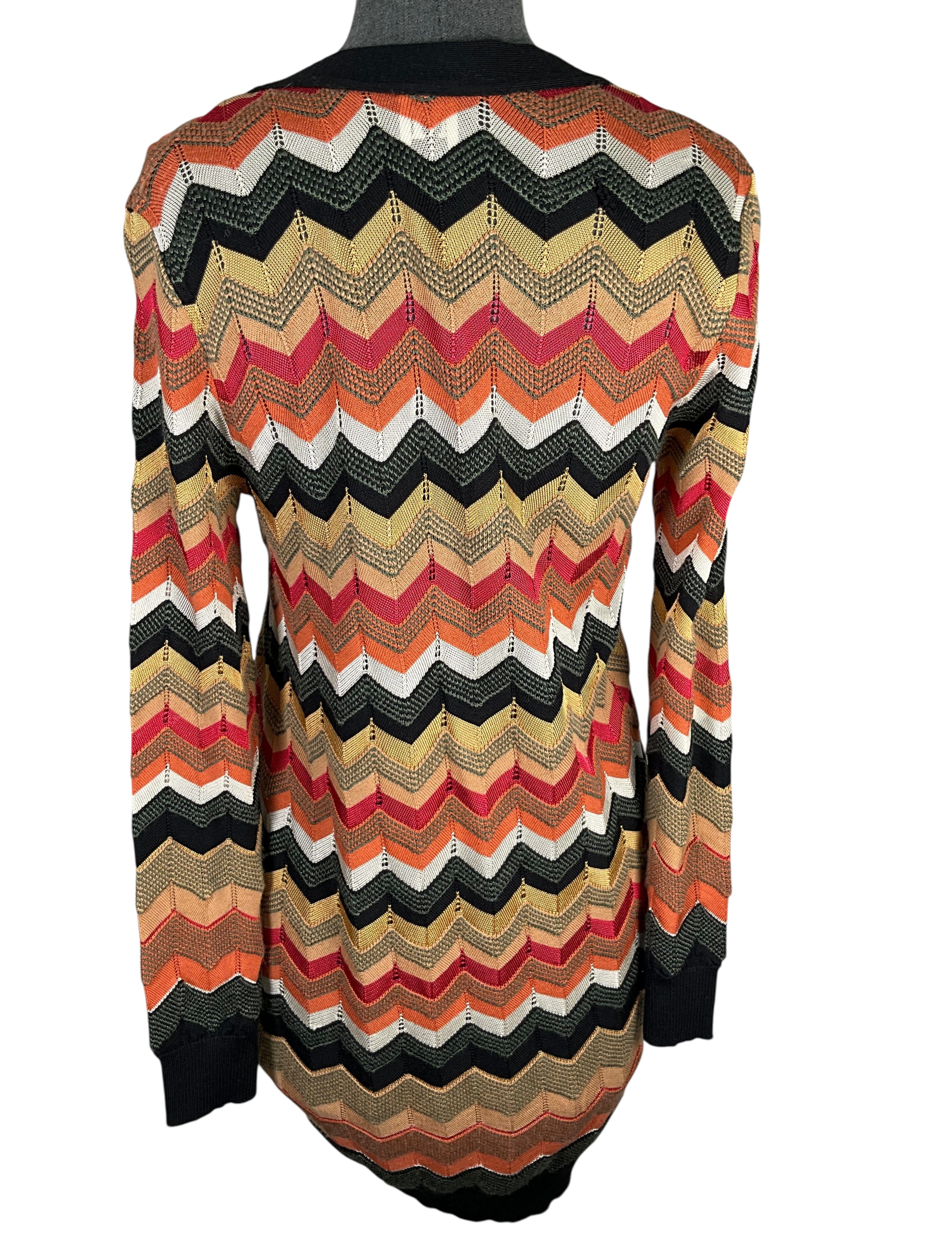 Missoni Wool Long Cardigan Size S