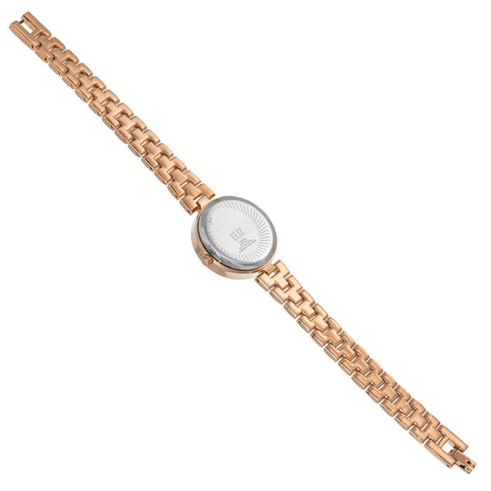 ELIZ ES8844L2RPR Metal Case and Bracelet 3 - Hands Women's Watch