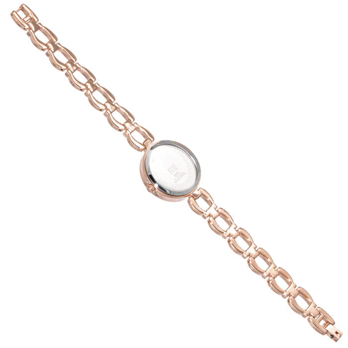 ELIZ ES8846L2RPR Metal Case and Bracelet 3 - Hands Women's Watch