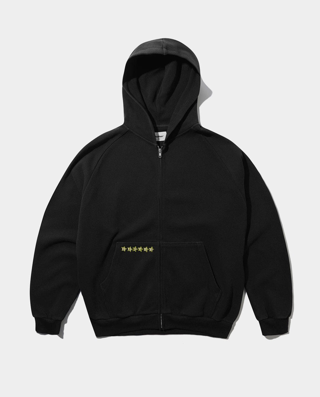 Butter Goods - Stars Waffle Zip - Hoodie - Black