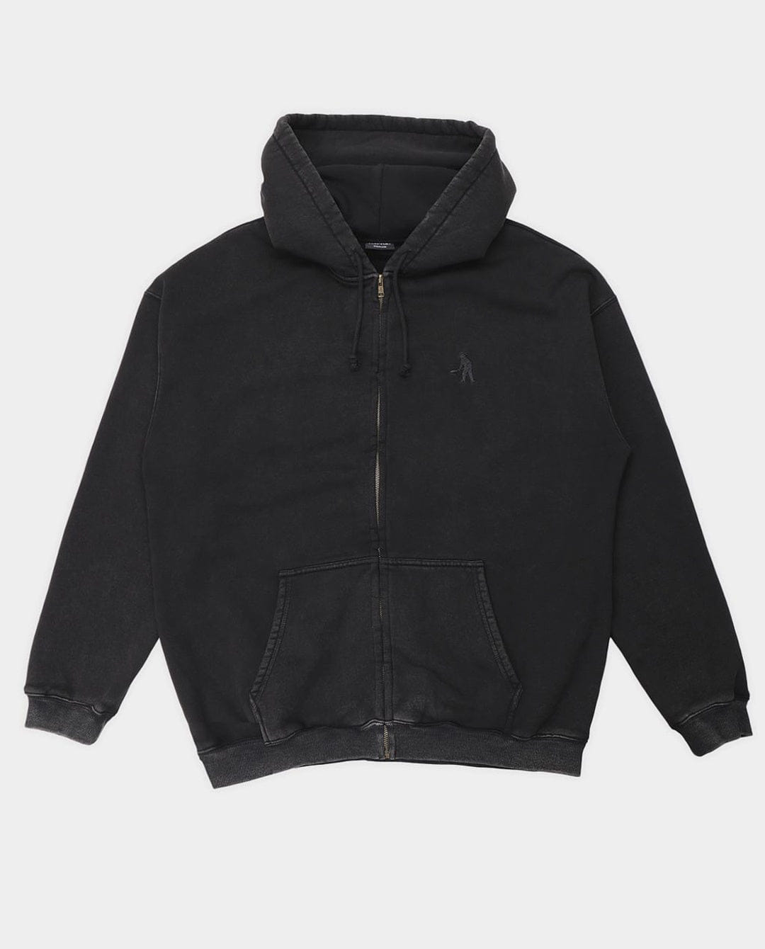 Passport - Solid Workers Zip - Hood - Black