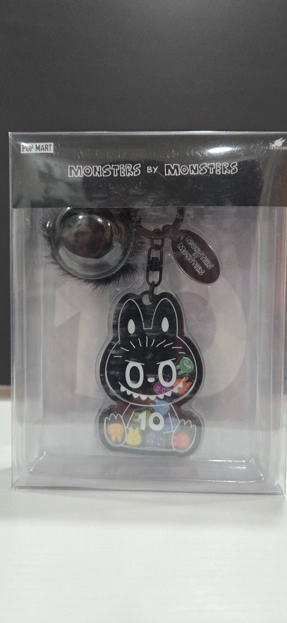 Pandaqueen 10th Anniversary Exclusive Acrylic Pendant Labubu The Monsters - Pop Mart