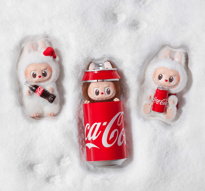 Brandonz Labubu Monsters Coca Cola Plush Pendant Blind Box - POP MART