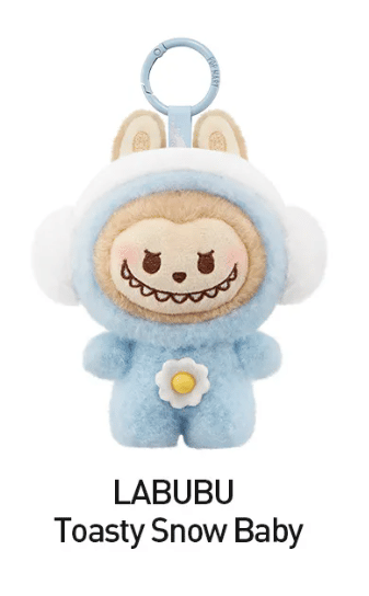 Taropudding LABUBU Toasty Snow Baby - Fluffy & Cozy Series Plush Pendant by POP MART