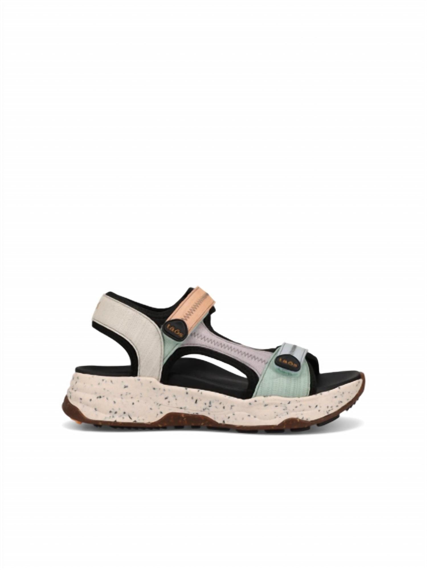 Retro Women's Super Side Casual Sandals In Retro Embossed Multi