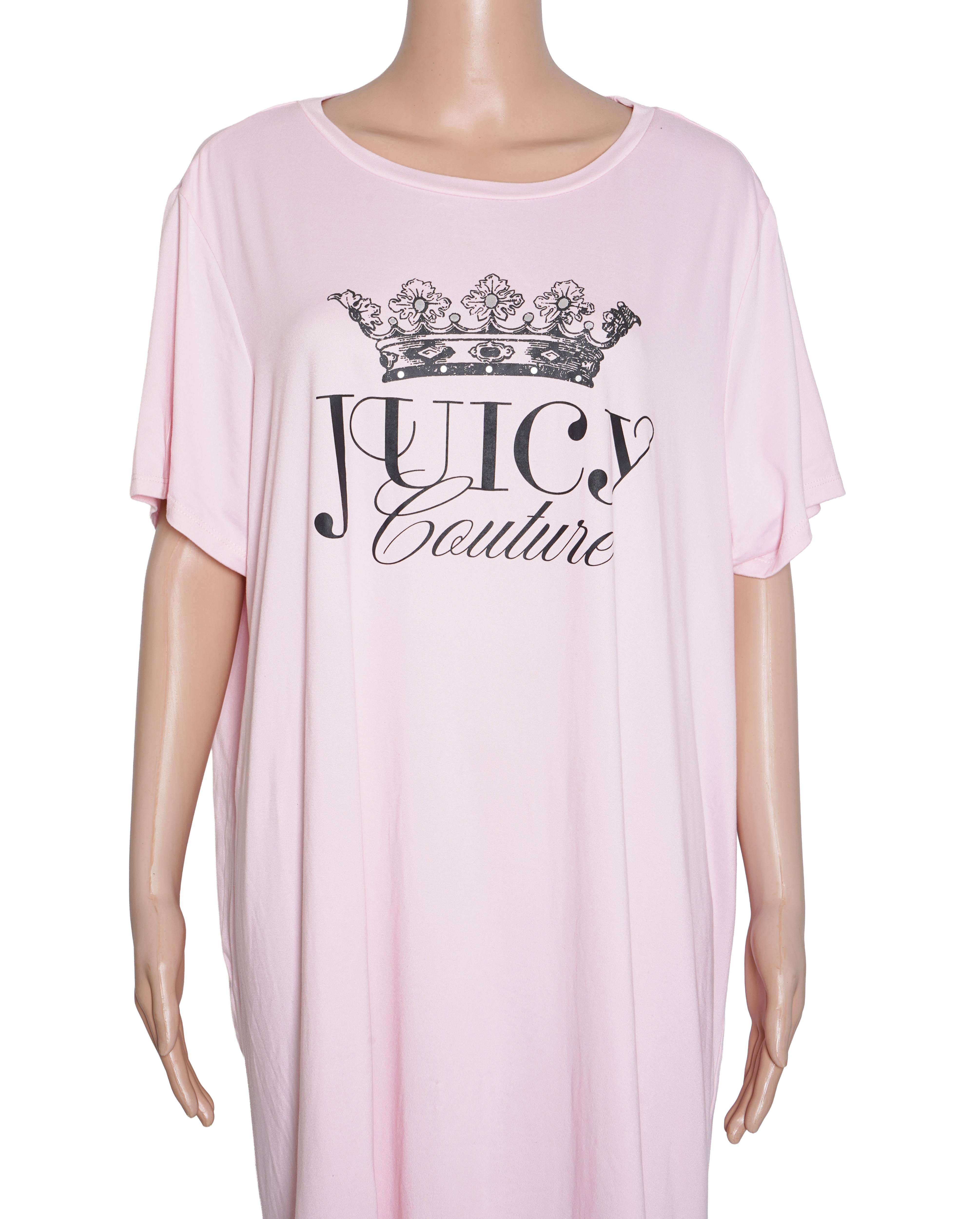 Juicy Couture Peach Pink Sleepwear Long T - shirt