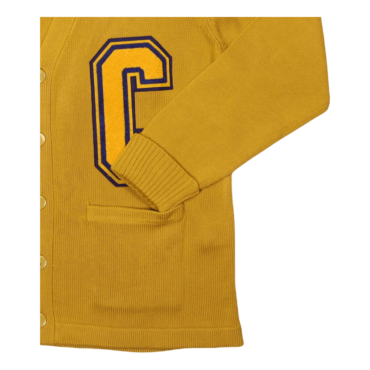 Icecream Collegiate Cardigan Yellow