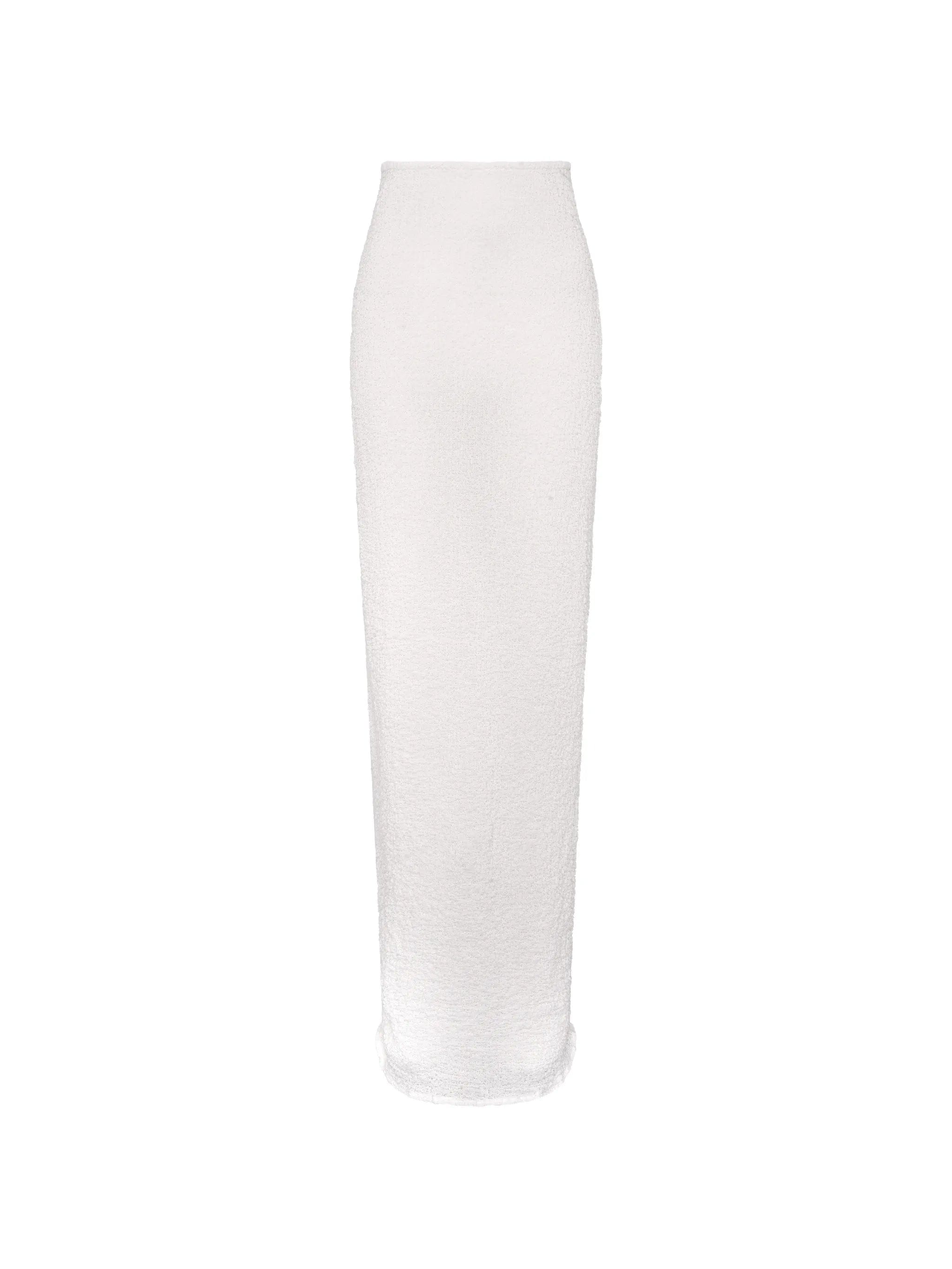 Paris Georgia popcorn maxi skirt