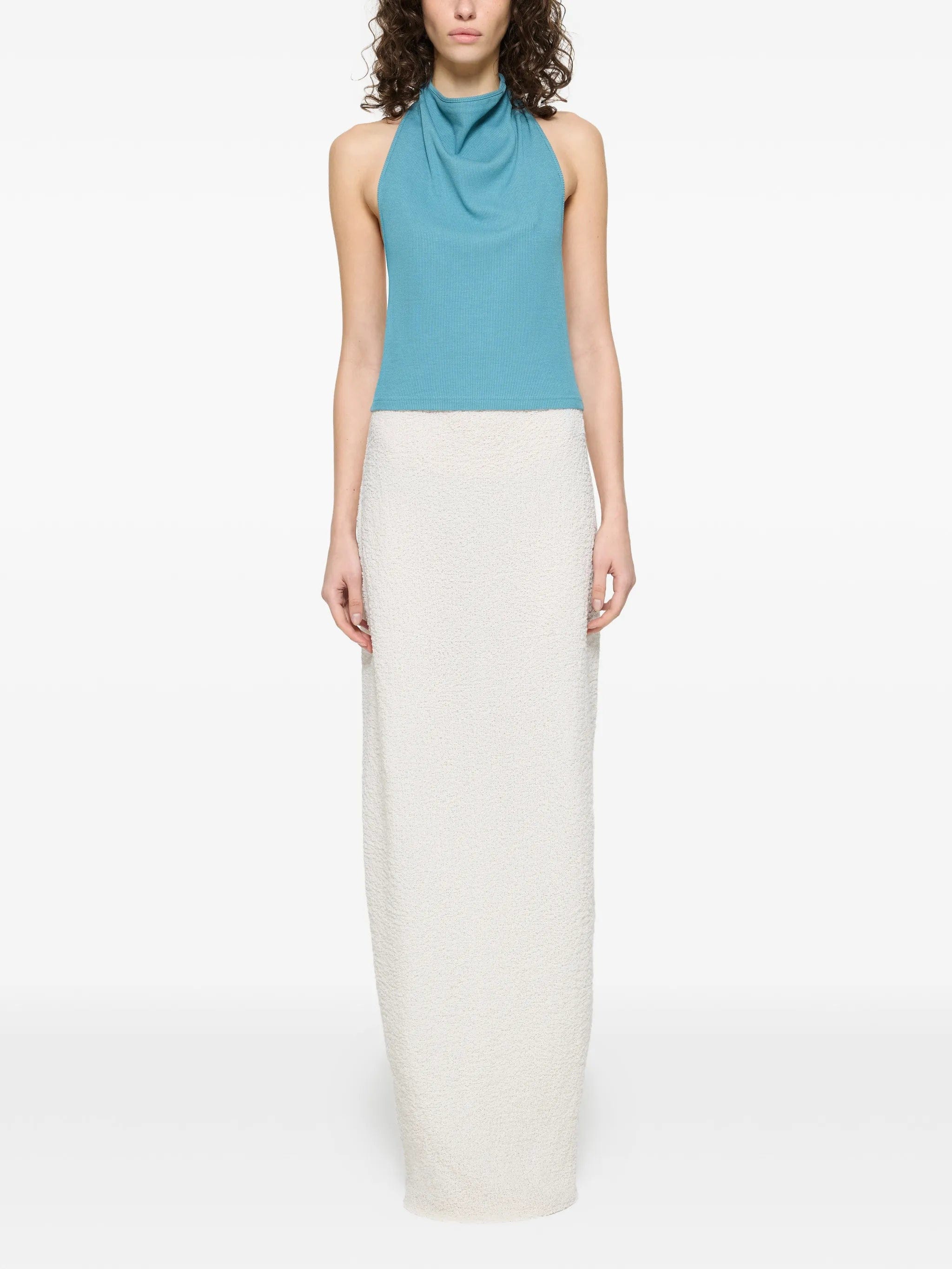 Paris Georgia popcorn maxi skirt