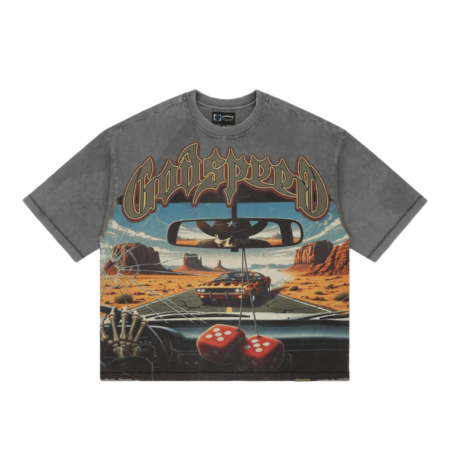 Godspeed On The Run II Grey T - Shirt