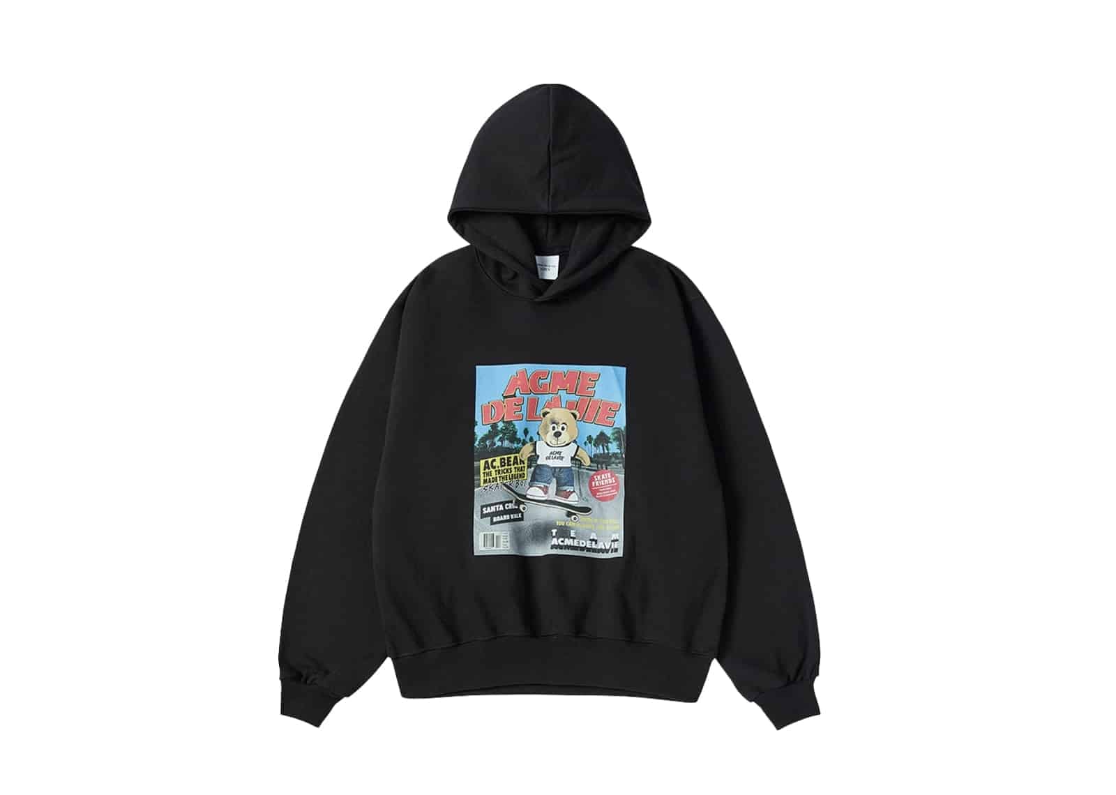 ACME de la VIE (ADLV) ADLV Magazine AC Bear Hoodie Black