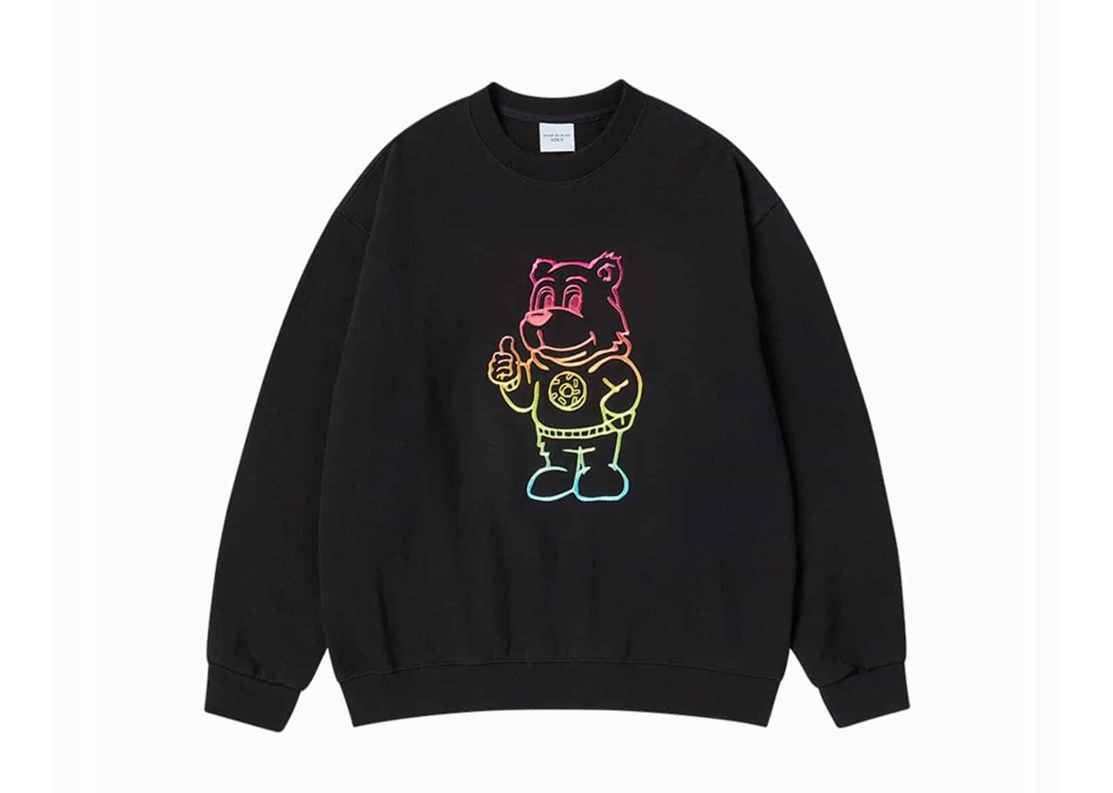 ACME de la VIE (ADLV) ADLV AC Bear Gradation Crewneck Black