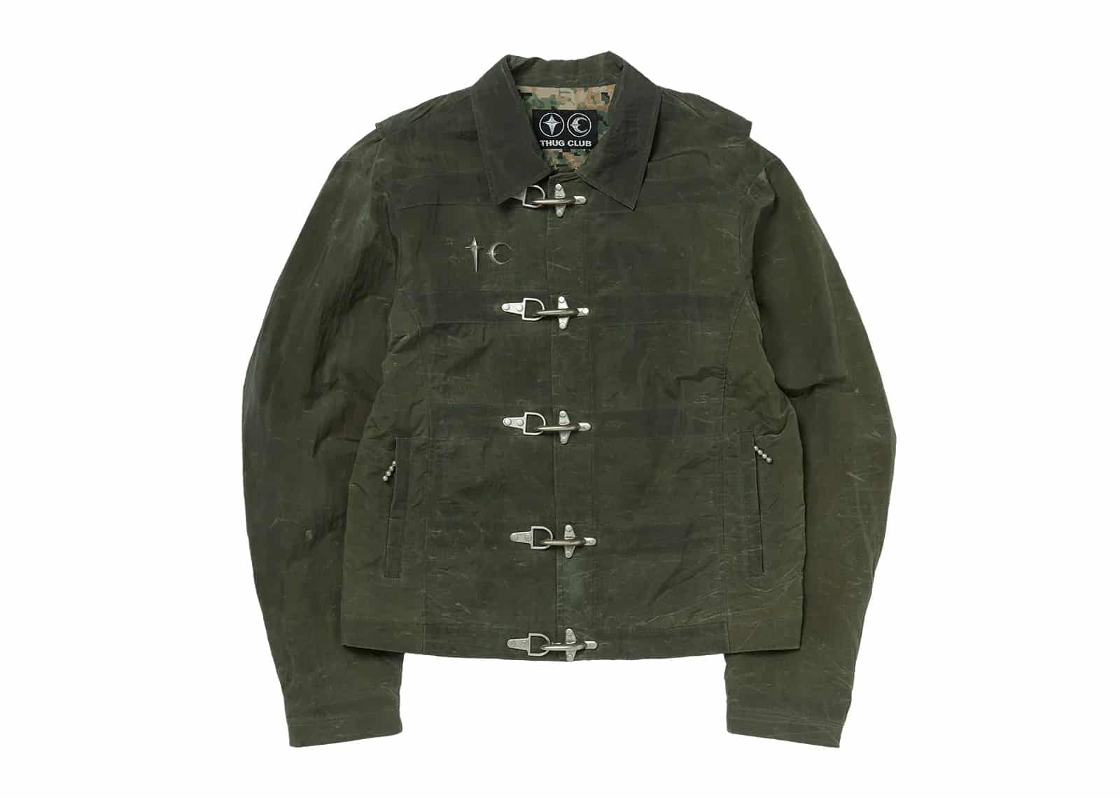 THUG CLUB Scarred Bio Soldier Jacket Khaki