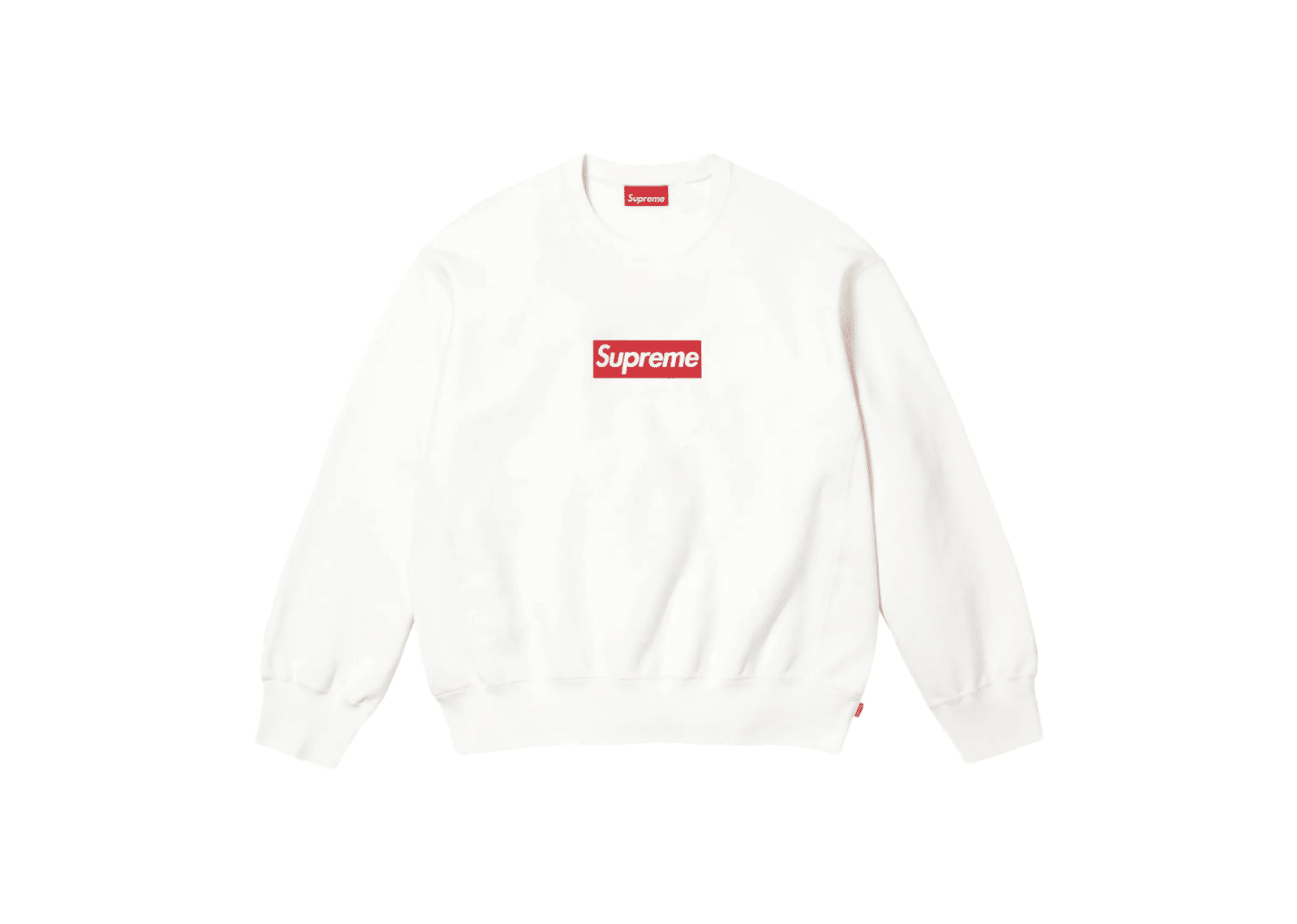 Supreme Clothing & Accessories Supreme Washed Box Logo Crewneck White