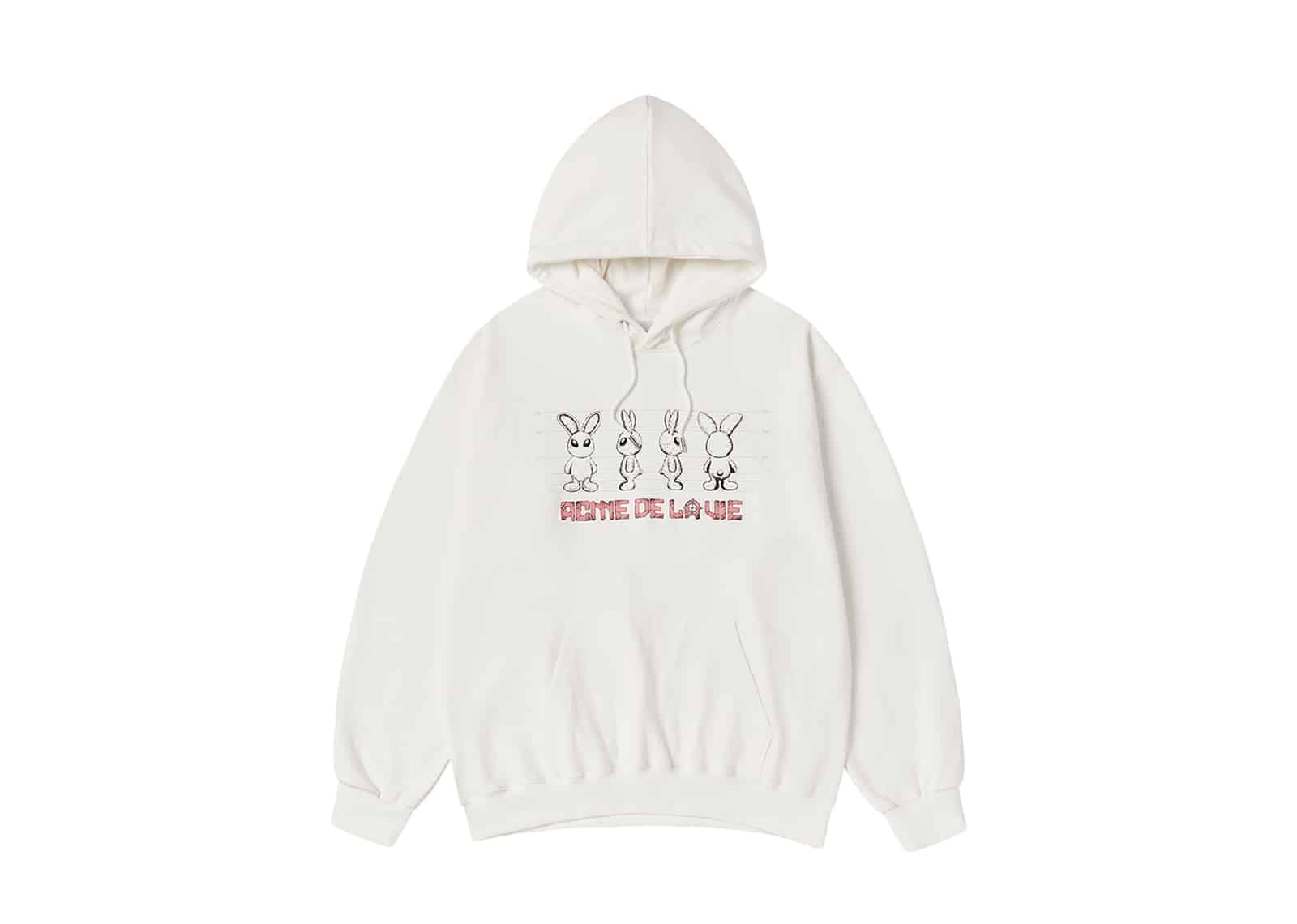 ACME de la VIE (ADLV) ADLV Mugshot Alien Hoodie White