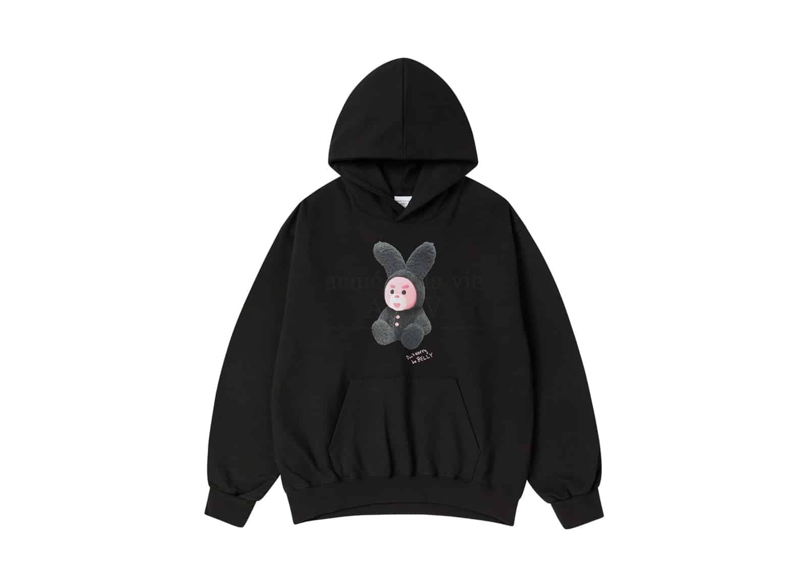 ACME de la VIE (ADLV) ADLV Rabbit Belly Hoodie Black