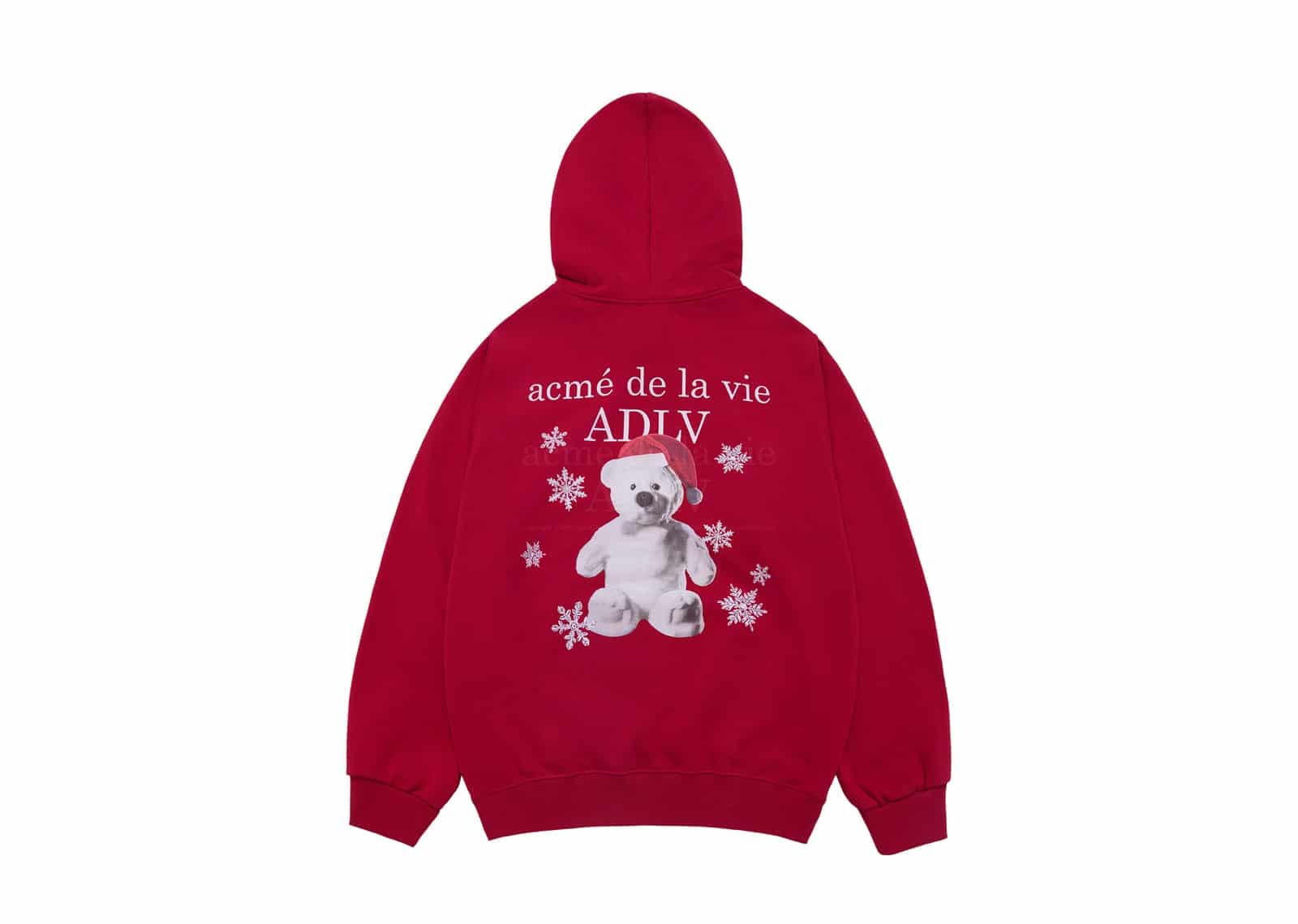 ACME de la VIE (ADLV) ADLV Snow Bear Hoodie Red