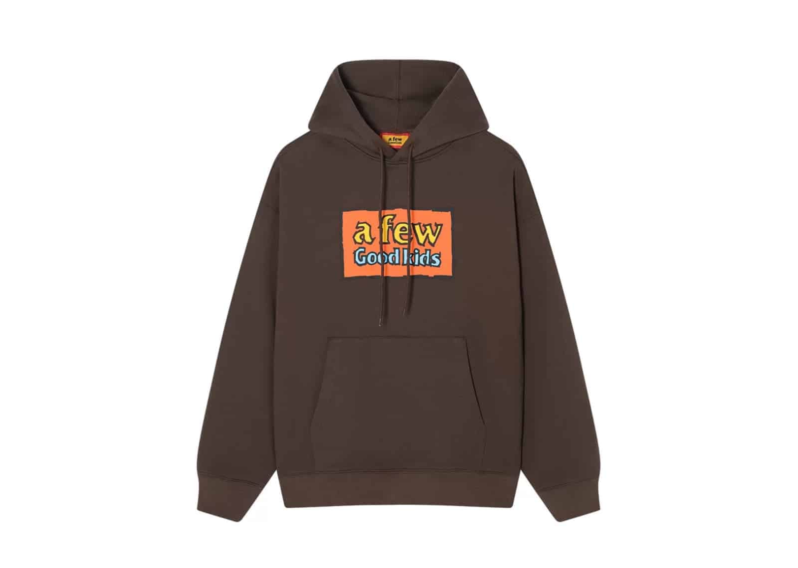 A Few Good Kids Graffiti Logo Hoodie Brown