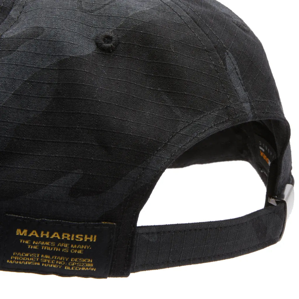 Maharishi Camo Cordura Nyco 6 Panel Cap Subdued Night