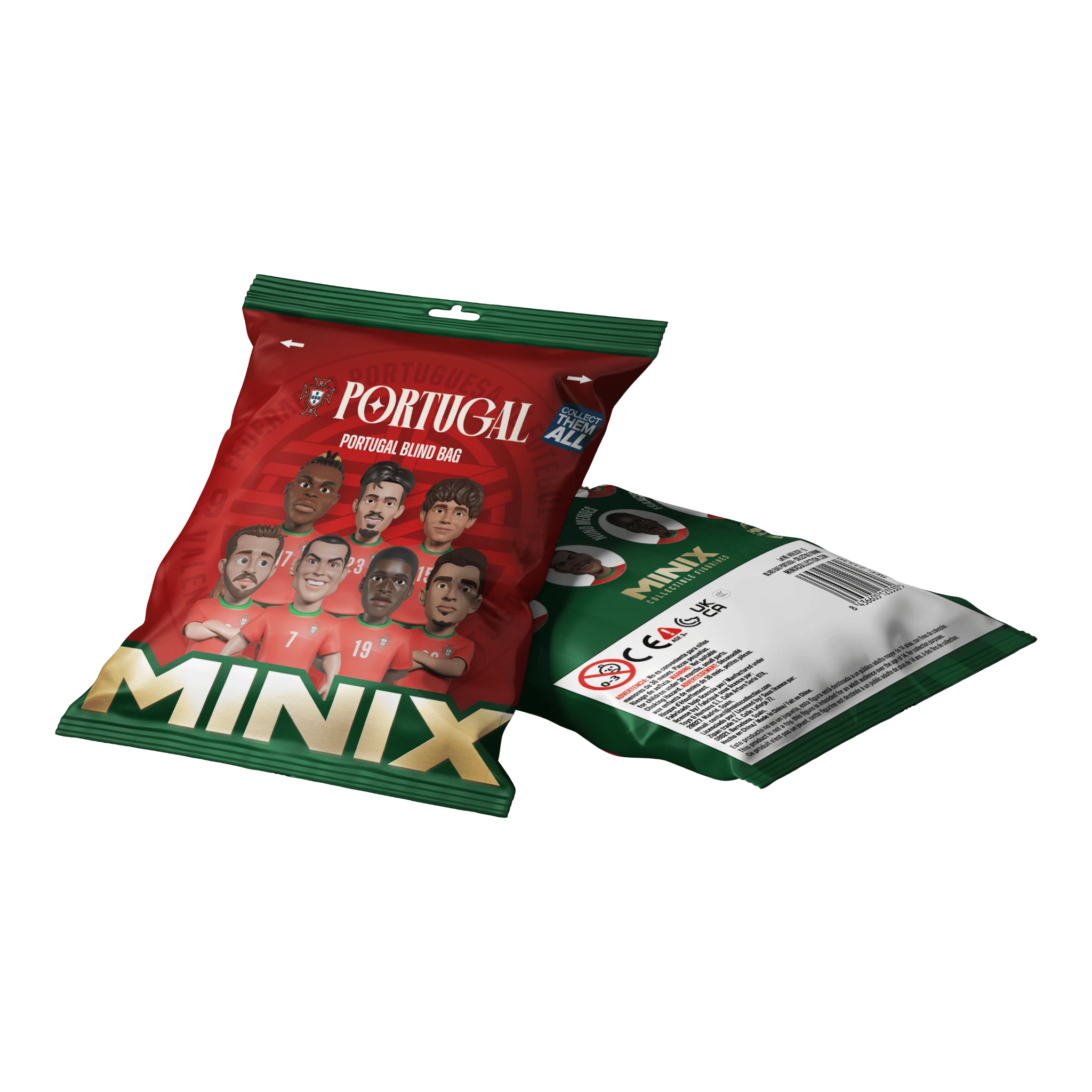 Minix – Portugal National Team 7 cm Blind Bag Collectible Figure (2026) (Single Blind Bag)