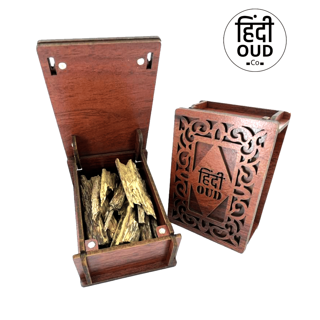 π¦πͺ Hindi Oud Co - SHIPS IN 2 DAYS Luxury Assam Hindi Natural Agarwood | Oud Chips By TripurAgar - Incense | Oud | Bakhoor | HandCrafted | Exotic Hindi Oud
